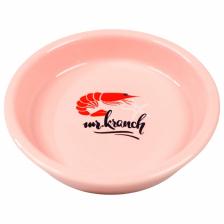 Миска для кошек Mr.Kranch Креветочка, керамическая, 200 мл, розовая Миска для кошек Mr.Kranch Креветочка, керамическая, 200 мл, розовая