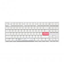 Клавиатура игровая Ducky One 2 TKL, Kailh BOX White, белый, английская раскладка Клавиатура игровая Ducky One 2 TKL, Kailh BOX White, белый, английская раскладка