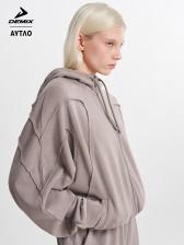 Толстовка женская оверсайз Demix x AYT?O, Бежевый Толстовка женская оверсайз Demix x AYT?O, Бежевый