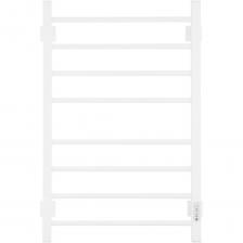 Energy Relo – электрический полотенцесушитель-лесенка с терморегулятором и таймером, отличающийся необычной формой: вертикальные трубы имеют квадратное сечение, горизонтальные перемычки - круглое сечение. Нагревается за счет безопасного греющего кабеля в изоляции. Полотенцесушитель оснащен блоком управления с удобной регулировкой мощности (60%, 80% и 100%), а также времени отключения (через 2, 4 или 6 часов). Благодаря невысокой мощности имеет низкий расход электроэнергии. Подключается скрытым или наружным способом. Характеристики: Серия: Relo Габариты (ВхШхГ), мм: 800х560х90 Перемычка: прямая, круглое сечение Функция таймера: есть (отключение через 2, 4, 6 часов) Регулировка мощности: есть (60%, 80% и 100%) Регулировка температуры: нет Подключение: справа снизу Типы подключения: скрытое, открытое Мощность, Вт: 103 Напряжение, В: 230 Вес брутто: 6,3 Класс электрозащиты: I Защита корпуса: IPX Гарантия: 2 года Производство: Россия Energy Relo – электрический полотенцесушитель-лесенка с терморегулятором и таймером, отличающийся необычной формой: вертикальные трубы имеют квадратное сечение, горизонтальные перемычки - круглое сечение. Нагревается за счет безопасного греющего кабеля в изоляции. Полотенцесушитель оснащен блоком управления с удобной регулировкой мощности (60%, 80% и 100%), а также времени отключения (через 2, 4 или 6 часов). Благодаря невысокой мощности имеет низкий расход электроэнергии. Подключается скрытым или наружным способом. Характеристики: Серия: Relo Габариты (ВхШхГ), мм: 800х560х90 Перемычка: прямая, круглое сечение Функция таймера: есть (отключение через 2, 4, 6 часов) Регулировка мощности: есть (60%, 80% и 100%) Регулировка температуры: нет Подключение: справа снизу Типы подключения: скрытое, открытое Мощность, Вт: 103 Напряжение, В: 230 Вес брутто: 6,3 Класс электрозащиты: I Защита корпуса: IPX Гарантия: 2 года Производство: Россия