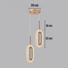 Подвесной светильник lyfs, белый, прозрачный, акрил, металл Подвесной светильник lyfs, белый, прозрачный, акрил, металл