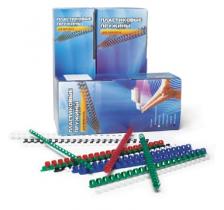 Пластиковые пружины Office Kit 6 мм, красные, 100 шт 45510 Пластиковые пружины Office Kit 6 мм, красные, 100 шт 45510