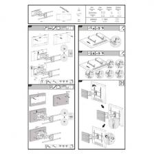 Кронштейн для телевизора Ultramounts UM913 черный 37"-90" макс.75кг настенный поворотно-выдвижной и наклонный Кронштейн для телевизора Ultramounts UM913 черный 37"-90" макс.75кг настенный поворотно-выдвижной и наклонный
