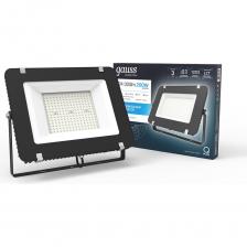 Gauss ПрожекторQplus 200W 24000lm 6500K 175-265V IP65 черный LED 1/2 SQ 613100200 Gauss ПрожекторQplus 200W 24000lm 6500K 175-265V IP65 черный LED 1/2 SQ 613100200