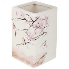 стакан РЫЖИЙ КОТ Сакура керамика белый стакан РЫЖИЙ КОТ Сакура керамика белый