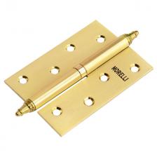 петля разъемная MORELLI 100х70х2,5мм L матовое золото с коронкой петля разъемная MORELLI 100х70х2,5мм L матовое золото с коронкой