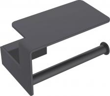 Держатель туалетной бумаги Boheme Q 10941-B с полкой для телефона Держатель туалетной бумаги Boheme Q 10941-B с полкой для телефона