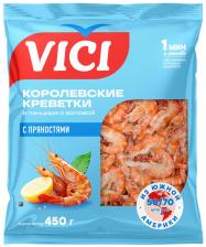 Креветки Vici Королевские варено-мороженые 450г Креветки Vici Королевские варено-мороженые 450г