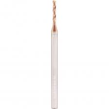 Сверло по металлу твердосплавное BSKT, предназначено для получения сквозных и глухих отверстий в различных заготовках и деталях. Изготовлено из высококачественного твердого сплава VHM, на основе спеченного карбида вольфрама с добавлением кобальта. Покрытие TiSiN (нитрид титана кремния) специально разработано для обработки высокопрочных материалов. Данное покрытие имеет высокую твердость и стойкость при высоких температурах. Коэффициент трения 0,35. Термическая стабильность: до 1100°С. Микротвердость: 3100 HV. Подходит для обработки заготовок твердостью до 60HRC таких, как углеродистые, легированные, закаленные, нержавеющие стали, высокопрочные, жаропрочные, автоматные стали, чугун. При соблюдении скорости сверления и подачи, а также обязательном использовании СОЖ или смазки, ресурс сверла возрастает. Благодаря высокоточному оборудованию грани сверла отличаются остротой и отсутствием заусенцев, режущая способность и износостойкость значительно увеличивается. Сверло по металлу твердосплавное BSKT, предназначено для получения сквозных и глухих отверстий в различных заготовках и деталях. Изготовлено из высококачественного твердого сплава VHM, на основе спеченного карбида вольфрама с добавлением кобальта. Покрытие TiSiN (нитрид титана кремния) специально разработано для обработки высокопрочных материалов. Данное покрытие имеет высокую твердость и стойкость при высоких температурах. Коэффициент трения 0,35. Термическая стабильность: до 1100°С. Микротвердость: 3100 HV. Подходит для обработки заготовок твердостью до 60HRC таких, как углеродистые, легированные, закаленные, нержавеющие стали, высокопрочные, жаропрочные, автоматные стали, чугун. При соблюдении скорости сверления и подачи, а также обязательном использовании СОЖ или смазки, ресурс сверла возрастает. Благодаря высокоточному оборудованию грани сверла отличаются остротой и отсутствием заусенцев, режущая способность и износостойкость значительно увеличивается.