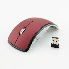 Беспроводная складная, игровая компьютерная мышь, фиолетовая Беспроводная складная, игровая компьютерная мышь, фиолетовая