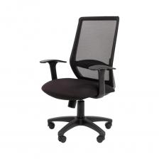 Кресло Easy Chair VT_EChair-672 TC ткань/сетка черный, пластик 2086001 Кресло Easy Chair VT_EChair-672 TC ткань/сетка черный, пластик 2086001