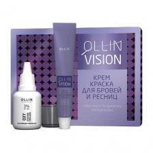Крем-краска для бровей и ресниц цвет Графит Ollin Vision Set Крем-краска для бровей и ресниц цвет Графит Ollin Vision Set