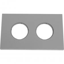 Рамка 2 постовая Bironi Шедель Бриз скрытый монтаж, пластик, цвет титан матовый BF6-620-26M Рамка 2 постовая Bironi Шедель Бриз скрытый монтаж, пластик, цвет титан матовый BF6-620-26M