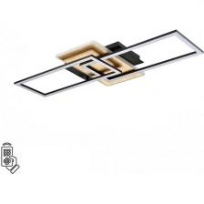 Потолочная люстра Lumion Goldy 8021/90CL черный/золотой/черный, металл/акрил с пультом ДУ LED 90W 220V 3000-6500К Потолочная люстра Lumion Goldy 8021/90CL черный/золотой/черный, металл/акрил с пультом ДУ LED 90W 220V 3000-6500К