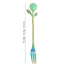 Кофейная ложка из нержавеющей стали с подсолнухом Кофейная ложка из нержавеющей стали с подсолнухом