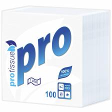 Салфетки бумажные PROtissue С184, Premium, 1-слойные, 24х24 см, 100 штук в упаковке Салфетки бумажные PROtissue С184, Premium, 1-слойные, 24х24 см, 100 штук в упаковке