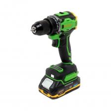 Шуруповерт закручивает и выкручивает шурупы и саморезы. Незначительный вес инструмента позволит выполнять работу продолжительное время. Встроенная подсветка освещает рабочую зону даже в темном помещении. Питается инструмент от литий-ионной батареи 18 В, ее емкость – 2000 mАh. Заряжается батарея быстро, до 1 часа. Редуктор с двумя скоростями и возможность регулировать количество оборотов упрощают работу. Агрегат имеет крутящий момент с возможностью регулировки в 18 позициях. Удобен в использовании, что является одним из приоритетных показателей при выборе. Шуруповерт закручивает и выкручивает шурупы и саморезы. Незначительный вес инструмента позволит выполнять работу продолжительное время. Встроенная подсветка освещает рабочую зону даже в темном помещении. Питается инструмент от литий-ионной батареи 18 В, ее емкость – 2000 mАh. Заряжается батарея быстро, до 1 часа. Редуктор с двумя скоростями и возможность регулировать количество оборотов упрощают работу. Агрегат имеет крутящий момент с возможностью регулировки в 18 позициях. Удобен в использовании, что является одним из приоритетных показателей при выборе.