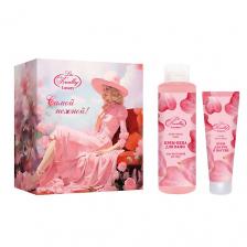 Набор средств для ванной и душа LISS KROULLY Подарочный набор WN-2401 Крем-пена для ванн Магический бутон Крем для рук и ногтей Набор средств для ванной и душа LISS KROULLY Подарочный набор WN-2401 Крем-пена для ванн Магический бутон Крем для рук и ногтей