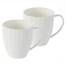 Набор кружек Gipfel Elegia 300 мл 2 шт белый Набор кружек Gipfel Elegia 300 мл 2 шт белый