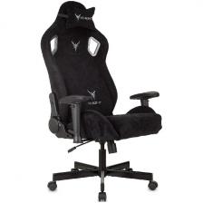 Кресло игровое Knight Outrider, черный (Light-20), с подголовником, крестовина металл Кресло игровое Knight Outrider, черный (Light-20), с подголовником, крестовина металл