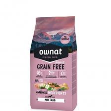 Ownat Mini Grain Free Сухой корм беззерновой для собак мелких пород, с ягненком, 1 кг Ownat Mini Grain Free Сухой корм беззерновой для собак мелких пород, с ягненком, 1 кг