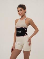 УЦЕНКА Пояс на талию ONLYTOP fitness, размер универсальный, для похудения, чёрный УЦЕНКА Пояс на талию ONLYTOP fitness, размер универсальный, для похудения, чёрный