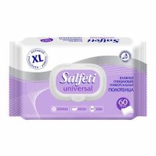 Полотенца влажные Salfeti Universal очищающие, 60 шт Полотенца влажные Salfeti Universal очищающие, 60 шт