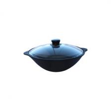 Вок (WOK) Камская посуда вок28 WOK 2,7л чугунный со стеклянной крышкой Вок (WOK) Камская посуда вок28 WOK 2,7л чугунный со стеклянной крышкой