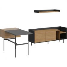 Композиция Look 20 (ЛДСП/Черный) ОГОГО Обстановочка! арт.848785 Композиция Look 20 (ЛДСП/Черный) ОГОГО Обстановочка! арт.848785