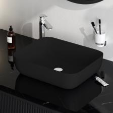 Накладная раковина AM.PM Func M8FWCC10510BM 51 см, черная матовая Накладная раковина AM.PM Func M8FWCC10510BM 51 см, черная матовая