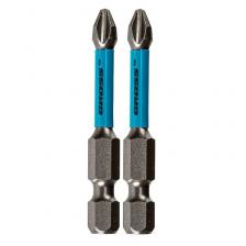 Набор бит торсионных Gross 11486 PH2x50 мм, для ударных шуруповертов, 2 шт. Набор бит торсионных Gross 11486 PH2x50 мм, для ударных шуруповертов, 2 шт.