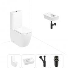 Комплексное предложение по специальной цене, включающее все необходимое для обустройства санузла / ванной комнаты. ГОТОВОЕ РЕШЕНИЕ ДЛЯ ТУАЛЕТНОЙ КОМНАТЫ Элегантный вид напольного унитаза позволяет гармонично вписаться в интерьер современного санузла или ванной комнаты, наполняя его атмосферой роскоши и уюта. Санитарный фарфор Lavinia Boho имеет более твердую и гладкую поверхность, нежели сантехнический фаянс. Система антивсплеск увеличивает гигиеничность использования изделия и делает уборку более быстрой и простой. Компактная подвесная раковина Lavinia Boho One (370 х 245 х 100) — оптимально подходит для небольших ванных комнат или гостевых санузлов. Дизайнерская сантехника изготовлена в едином стиле: изделия прекрасно дополняют друг друга и формируют органичный тандем с латунными сифонами, донными клапанами, выпусками, угловыми вентилями и элегантными аксессуарами. Комплексное предложение по специальной цене, включающее все необходимое для обустройства санузла / ванной комнаты. ГОТОВОЕ РЕШЕНИЕ ДЛЯ ТУАЛЕТНОЙ КОМНАТЫ Элегантный вид напольного унитаза позволяет гармонично вписаться в интерьер современного санузла или ванной комнаты, наполняя его атмосферой роскоши и уюта. Санитарный фарфор Lavinia Boho имеет более твердую и гладкую поверхность, нежели сантехнический фаянс. Система антивсплеск увеличивает гигиеничность использования изделия и делает уборку более быстрой и простой. Компактная подвесная раковина Lavinia Boho One (370 х 245 х 100) — оптимально подходит для небольших ванных комнат или гостевых санузлов. Дизайнерская сантехника изготовлена в едином стиле: изделия прекрасно дополняют друг друга и формируют органичный тандем с латунными сифонами, донными клапанами, выпусками, угловыми вентилями и элегантными аксессуарами.