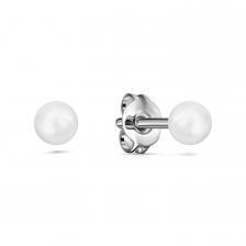 Серебряные серьги с жемчугом Серебряные серьги с жемчугом