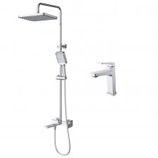 Комплект для ванной BelBagno Ardente VSCM/LVM хром Комплект для ванной BelBagno Ardente VSCM/LVM хром