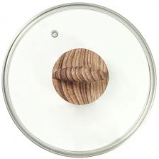 Стеклянная крышка Panairo 24 см, K-D24-WOOD Стеклянная крышка Panairo 24 см, K-D24-WOOD