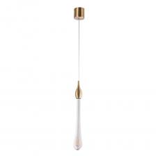 Светильник светодиодный подвесной Arte Lamp Raindrop 3000К 4 Вт 1 кв.м латунь IP20 (A1803SP-3PB) Светильник светодиодный подвесной Arte Lamp Raindrop 3000К 4 Вт 1 кв.м латунь IP20 (A1803SP-3PB)