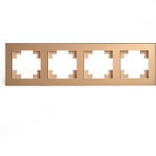 Рамка на 4 поста (золото) Stekker Катрин 49038 Рамка на 4 поста (золото) Stekker Катрин 49038