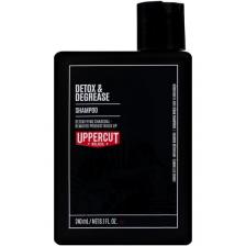 Глубоко очищающий шампунь для волос для мужчин, 240мл Uppercut Deluxe Detox & Degrease Shampoo Глубоко очищающий шампунь для волос для мужчин, 240мл Uppercut Deluxe Detox & Degrease Shampoo