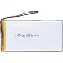Аккумулятор AMPERIN Li-Pol батарея 3*80*140мм 3pin 3.7V/4700mAh 017413 Аккумулятор AMPERIN Li-Pol батарея 3*80*140мм 3pin 3.7V/4700mAh 017413