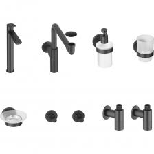 Высокий смеситель для накладной раковины Wellsee ICON! for life в наборе 8 в 1 201000432 Высокий смеситель для накладной раковины Wellsee ICON! for life в наборе 8 в 1 201000432