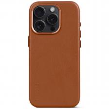Защитный чехол Decoded Leather iPhone 15 Pro Max MagSafe Tan Защитный чехол Decoded Leather iPhone 15 Pro Max MagSafe Tan