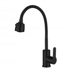 Смеситель для кухни Culto Ferro Black KI01FRB чёрный Смеситель для кухни Culto Ferro Black KI01FRB чёрный