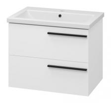 Тумба под раковину Misty Ненси 70 белая матовая Тумба под раковину Misty Ненси 70 белая матовая