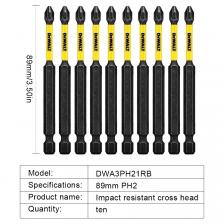 DEWALT набор бит для ударной отвертки Phillips #2 DEWALT набор бит для ударной отвертки Phillips #2