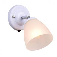 бра РОССВЕТ Лютня 1х60Вт Е27 металл белый бра РОССВЕТ Лютня 1х60Вт Е27 металл белый