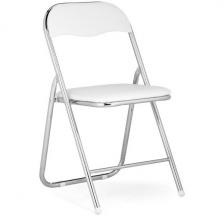 Стул Woodville на металлокаркасе Fold 1 складной white / chrome 15480 Стул Woodville на металлокаркасе Fold 1 складной white / chrome 15480