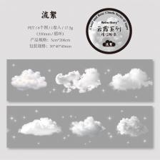 Декоративные клейкие ленты Аlideco розовые облака для скрапбукинга Декоративные клейкие ленты Аlideco розовые облака для скрапбукинга