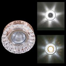 Точечный светильник круглый Reluce 04255-9.0-001D MR16+LED3W TEA Точечный светильник круглый Reluce 04255-9.0-001D MR16+LED3W TEA