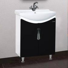 Тумба с раковиной Bellezza Лагуна 65 прямая черная Тумба с раковиной Bellezza Лагуна 65 прямая черная