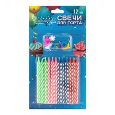 свечи для торта ВОЛШЕБНАЯ СТРАНА 12шт 9см 2ч/г без аромата свечи для торта ВОЛШЕБНАЯ СТРАНА 12шт 9см 2ч/г без аромата